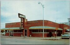 1950s Ogallala, Nebraska Postcard HOKES CAFE Restaurant / Highway 30 Street View picture