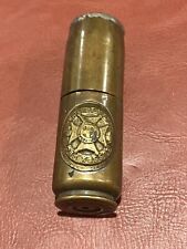 The Royal Sussex Regiment Shell Casing lighter 1942 WWII Trench Art picture