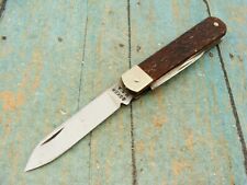 VINTAGE BOKER USA 102 JIGGED BONE CLOSEDBACK BAREHEAD JACK  POCKET KNIFE KNIVES picture