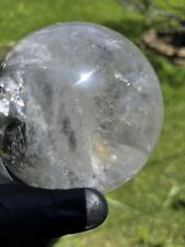 Garden  Quartz Crystal Sphere Very Clear  HIGH QUALITY 2lb 10 oz  picture