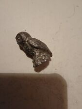 Vintage Fine Pewter Miniature Figure Figurine Collectible 2000 Harry Potter Owl picture