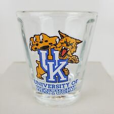Vintage University of Kentucky Wildcats Souvenir Shot Glass Mascot Football picture