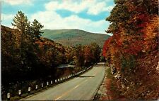 View of Picturesque Drive Through Pocono Mountains Pennsylvania Vintage Postcard picture