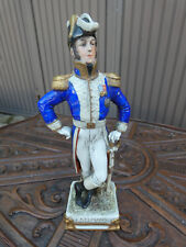 German Scheibe Alsbach porcelain napoleon general Exelmans soldier Figurine mark picture