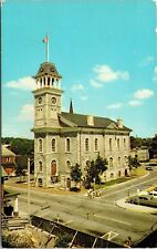 Historic City Hall Building Downtown Galt Ontario Canada Chrome Postcard picture