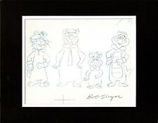 Yogi's Gang Animation Cel Drawing Hanna Barbera 1973 SIGNED Bob Singer OPENING picture