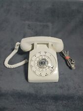 Stromberg-Carlson Vintage Telephone  White Rotary Dial Desk 1978 Hardwired picture