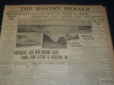 1906 OCTOBER 20 THE BOSTON HERALD - HURRICANE LASHES CUBA AND FLORIDA - BH 95 picture