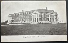 Postcard Lancaster PA  - c1900s Long's Home for Old Women Retirement picture