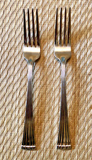 Retired Reed & Barton Westwood Stainless Flatware Lot of 2 Dinner Forks picture