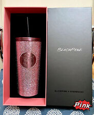 Starbucks 2023 New Korea SS Blackpink Tumbler Rhinestone Cold Cup +Gift Box 16oz picture
