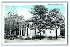 1940 Post Office Building Cars Mishawaka Indiana IN Posted Vintage Postcard picture