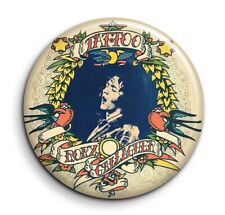 38mm Button Pin Badge Rory Gallagher 80s Rock Music Tattoo picture