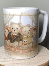 Otagiri Japan Coffee Mug Cup Teddy Bear Family Ceramic Collector Vintage 1980’s picture