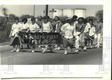 1986 Press Photo St. Joseph The Worker annual procession in Harvey, Louisiana picture