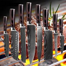 8-10PCS Sharp Knife Set Stainless Steel Professional Damascus Chef Knife picture
