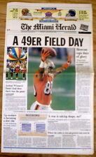1995 newspaper SAN FRANCISCO 49ers WIN 5th Football SUPER BOWL Steve Young stars picture