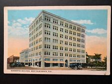 Postcard West Palm Beach FL c1920s - Guaranty Office Building picture