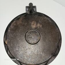 Vintage Jotul NR6 Norway Cast Iron Heart Shaped Waffle Maker picture