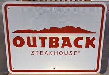 OUTBACK STEAK HOUSE Reflective Interstate Highway Sign 18