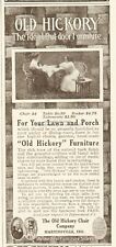 1911 Old Hickory Chair Co Antique Ad Porch Lawn Furniture Martinsville Indiana picture