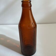 Vintage Certo Amber Brown Glass Bottle w/ Inverted Measuring Line picture