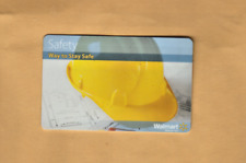 Collectible Walmart Gift Card -Way to Stay Safe, Hard Hat - No Value VL4696 picture