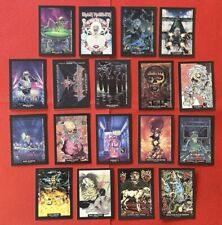 1991 BROCKUM ROCK CARDS FULL SET OF 18 ART STICKERS Megadeth Slayer Iron Maiden+ picture