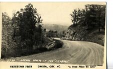 S730 - Scenic Hiway, Crystal City, Mo. Missouri Schuster Real Photo Postcard picture