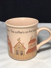 Vintage 1985 The Coffee's On The House American Greeting Stoneware picture