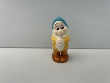 Disney Porcelain Miniature Snow White Dwarf figure Bashful China Figurine picture