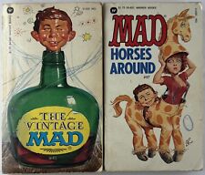 Two Vintage MAD Magazine Paperback Books Cartoon Comics 70’s 80’s picture