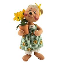 Annalee Country Girl Bear w Sunflowers 11