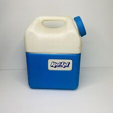 Vintage Kool Aid Drink Jug Cooler Lunchbox Blue & White picture