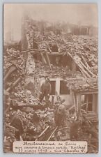 WWI Paris Bombardment by Berthas Long Range Cannons Vtg RPPC Real Photo Postcard picture