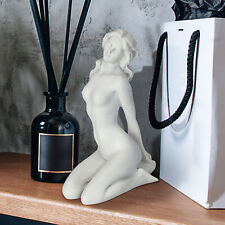 Contemporary Venus of the Bath Nude Goddess Female Kneeling Bonded Marble Statue picture
