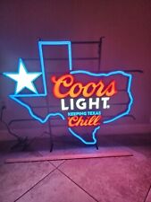 Beer Mountain Keeping Texas Chill TX Vivid LED Neon Sign Light Lamp With Dimmer picture