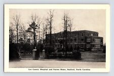 Postcard North Carolina Sanford NC Lee County Hospital Nurse Home 1949 Posted picture