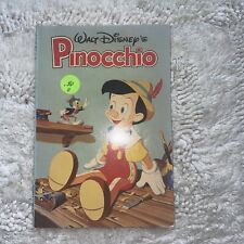 Vintage 1975 Walt Disney's Pinocchio Big Golden Book | Classic Children's Story picture