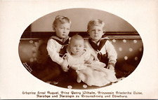 Ernest-Auguste, Georg Wilhelm and Frederika Vintage Silver Print. Ernest-Augustus picture