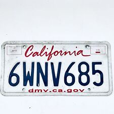  United States California Lipstick Passenger License Plate 6WNV685 picture