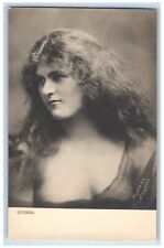 Pretty Woman Postcard RPPC Photo Studio Portrait Tuck's c1905 Unposted Antique picture