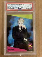 PSA 10 - 1991 Pro Set Musicards UK Edition #79 Madonna - R&R HOF picture