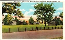 New Philadelphia OH-Ohio, Schoenbrunn Village, Vintage Postcard picture
