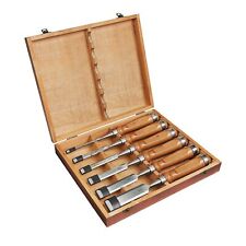 6 Pieces Wood Chisel Tool Sets Woodworking Carving Chisel Kit picture