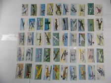 Players Cigarette Cards Aircraft of the Royal Air Force 1938 Complete Set 50 picture