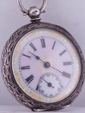 Antique Silver Ladies Pocket Watch-Awarded by Empress Maria Feodorovna c1880's picture