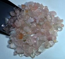 300GM Top Highest Quality Faceting Natural Imperial Morganite Rough Crystals Lot picture