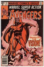 Marvel Super Action Starring The Avengers # 18 Comic Book 1980 Behold The Vision picture