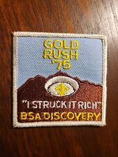 BSA Boy Scouts Patch /  1975 GOLD RUSH picture